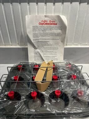 Debbie Meyer CupCakeGenius Cupcake Filling Pan Set 12 Cup Nonstick Complete